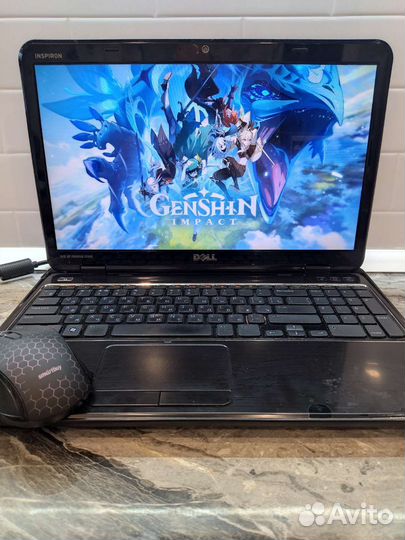 Игровой Dell core i7-8 ядер/NvidiaGT525M/SSD256
