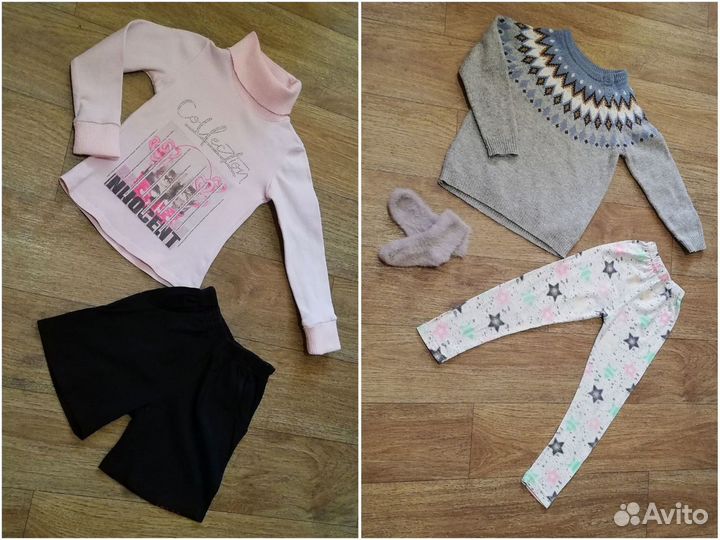 Брендовые вещи большим пакетом на дев 86-98см 2-4г