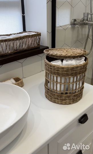 Корзина для хранения с крышкой