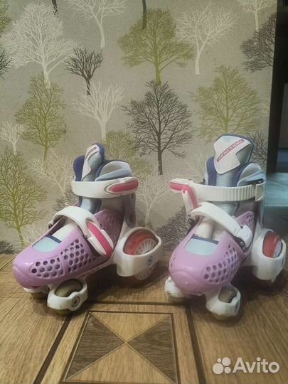 Роликовые коньки детские раздвижные
