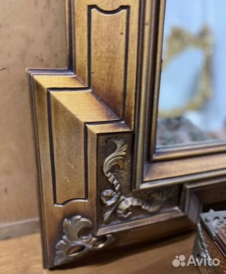 Зеркало настенная. Мебель из массива. Винтаж.Антик