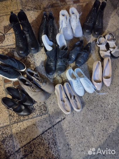 Обувь женская 38 размер пакетом бу