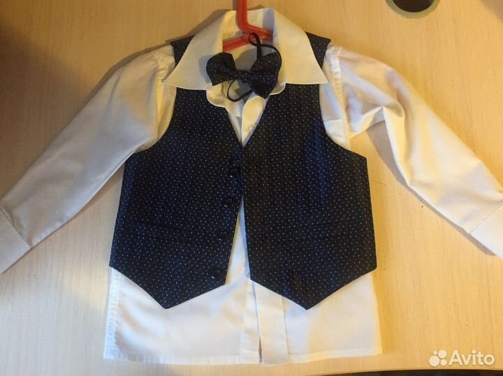 Рубашка с жилеткой