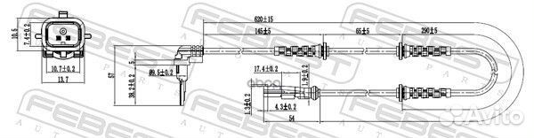 Датчик abs передний 24606001 Febest