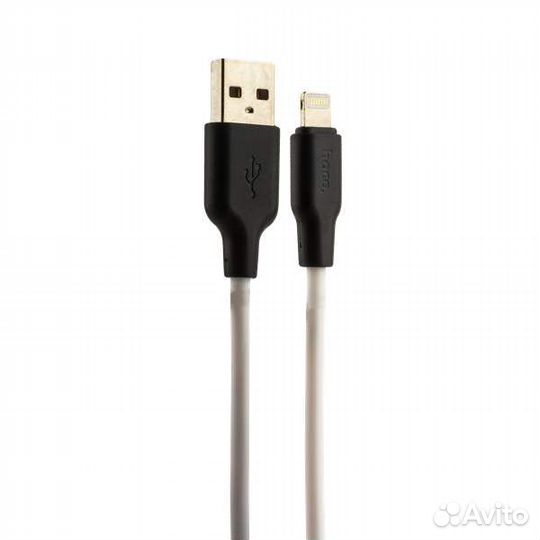 USB кабель Hoco X21 Silicone Lightning