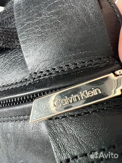 Ботинки-берцы Calvin Klein 38Натуральная кожа