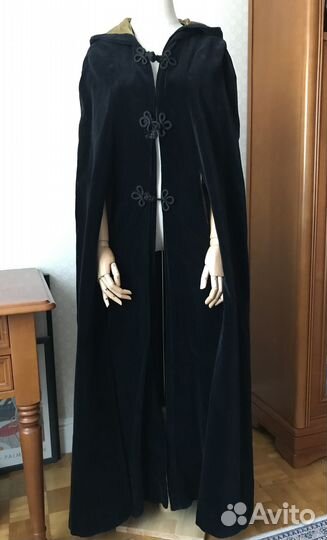 Кейп бархат винтаж Англия