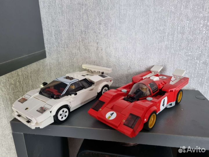 Lego speed champions Lamborghini и Ferrari