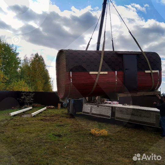 Баня бочка