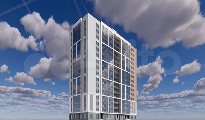 2-к. квартира, 34,7 м², 13/16 эт.