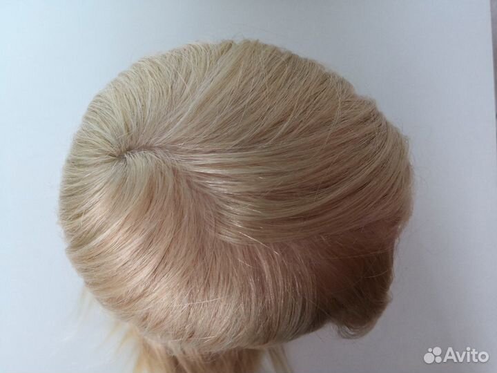 Голова манекен болванка человеческие волосы 3