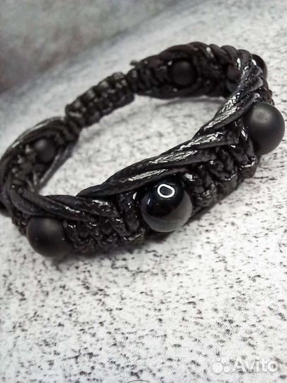 Мужской браслет Magic Node с натуральным камнем