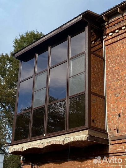 Пластиковые балконы собственное производств