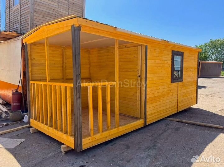 Вагончик с надежной крышей