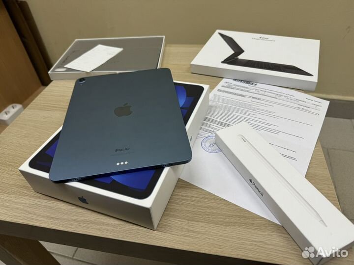 iPad Air 5 2024 M1 64Gb WiFi Акб100 Идеал Чек Стек