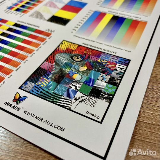 Цветная печать документов А4/А5/Ламинирование