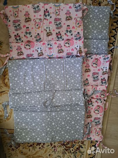 Бортики в кроватку