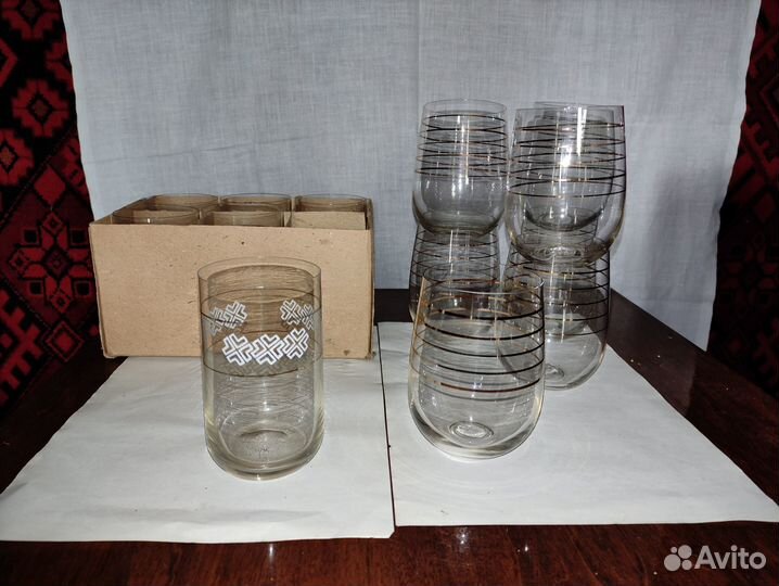 Стаканы стекло СССР