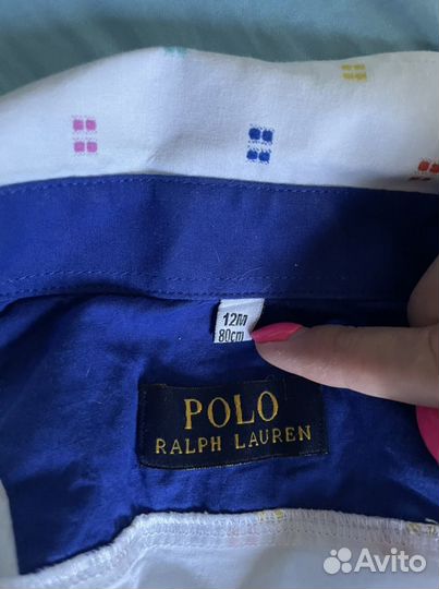 Рубашка для мальчика polo ralph lauren 80
