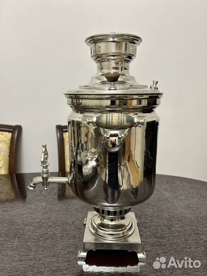 Самовар старинный на дровах