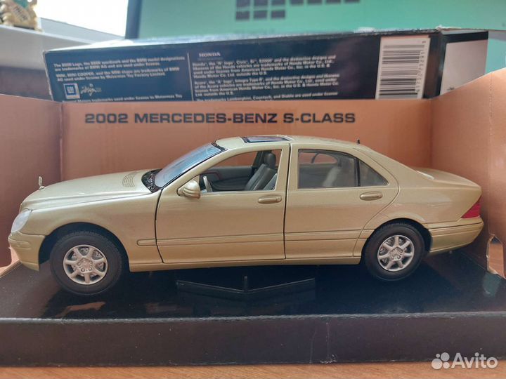 Модель автомобиля Mercedes-Benz S-class 1:24