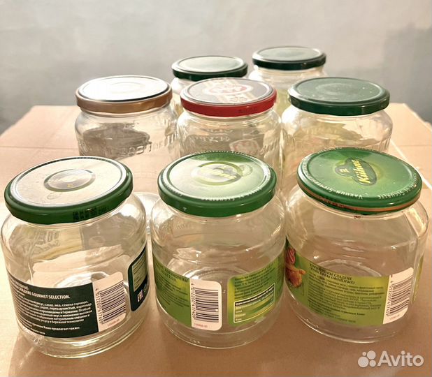 Банки стеклянные с крышками