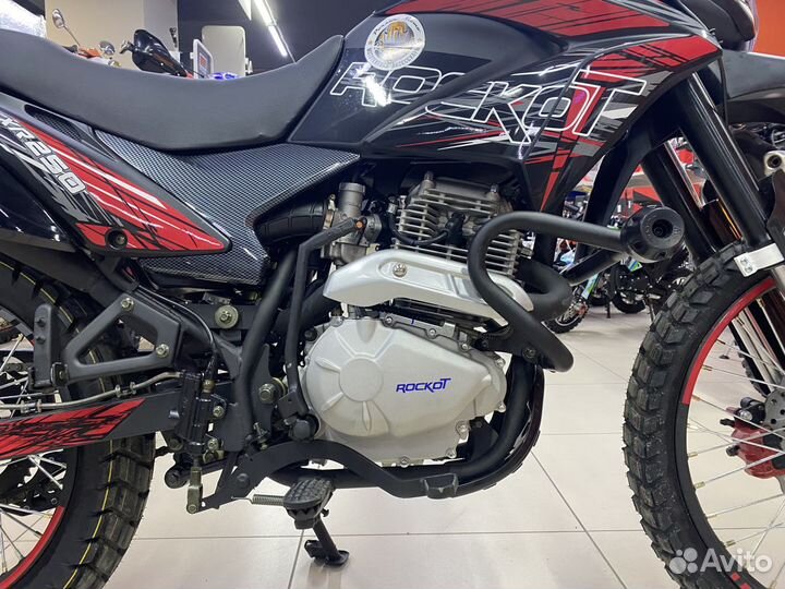 Мотоцикл тур эндуро Rockot XR250 птс черный