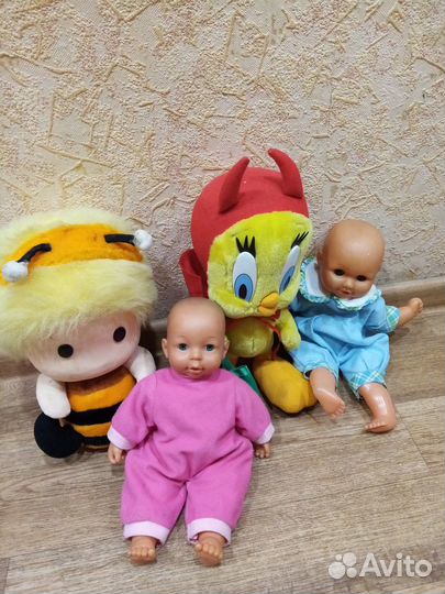 Мягкие игрушки пакетом