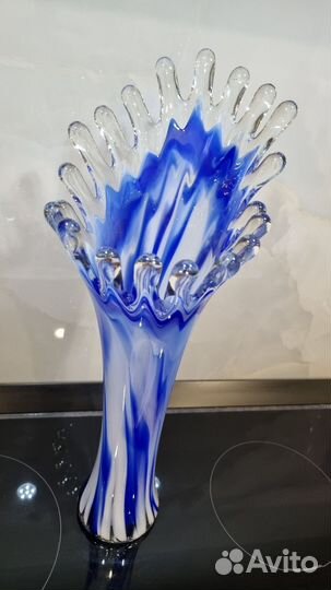 Ваза цветное стекло