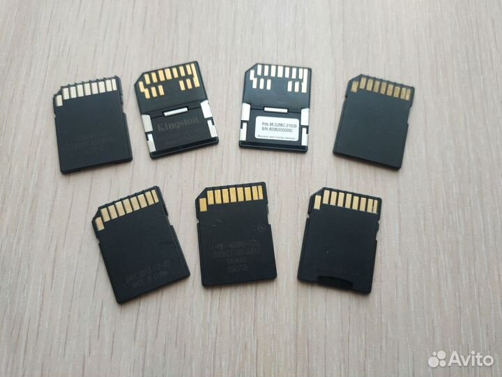 Карты памяти CF, SD,адаптеры microSD-SD, sony