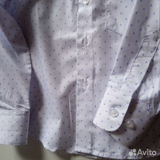 Рубашка для мальчика 96-102 бу один раз