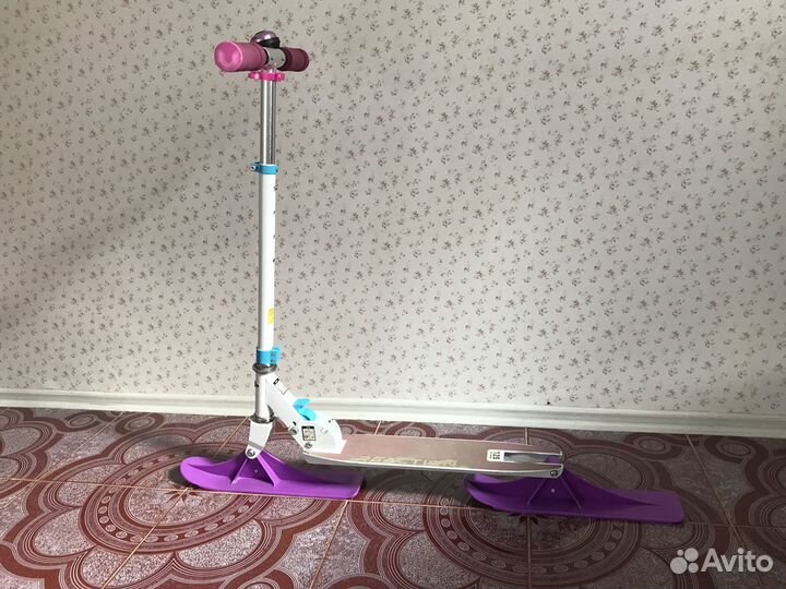 Самокат детский Reaction, 125 мм + Лыжи к нему