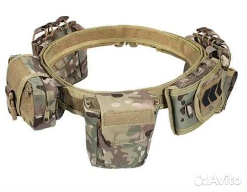 Пояс с подсумками тактический с лямками