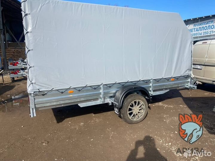 Прицеп с тентом аэро 150 см 817717.022.Гарантия