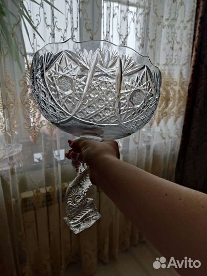 Хрустальная ваза 