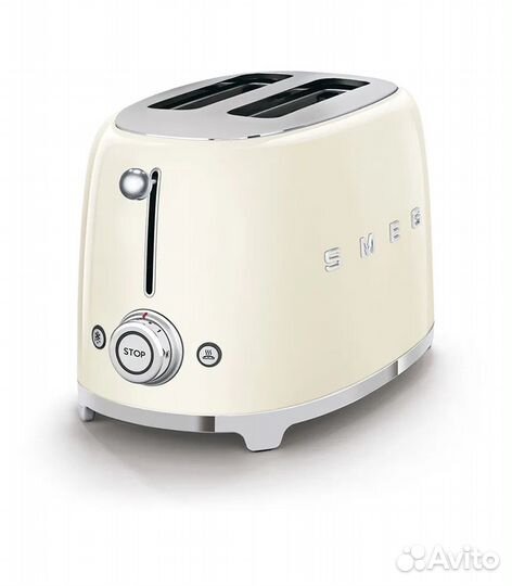 Тостер Smeg TSF01creu, бежевый