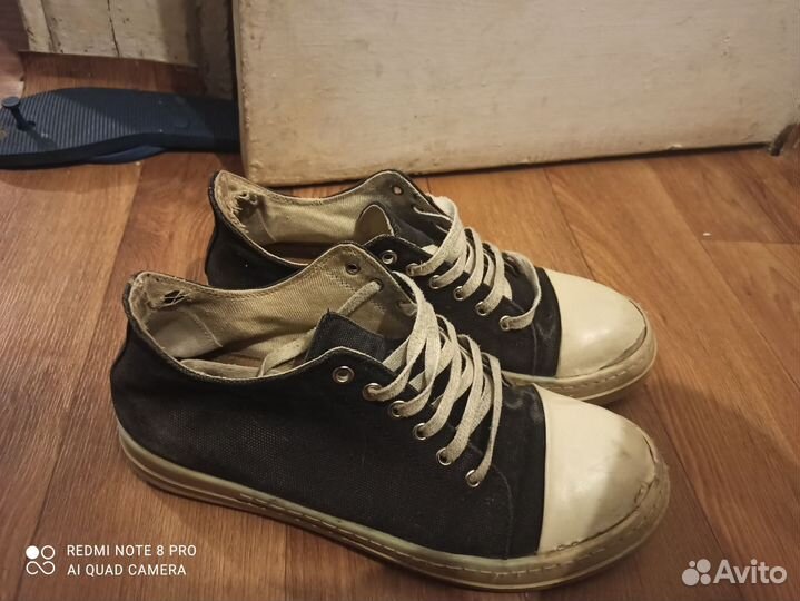 Кеды rick owens ramones