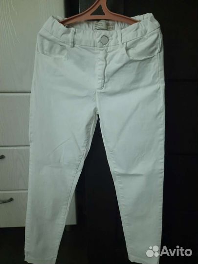 Брюки белые на девочку