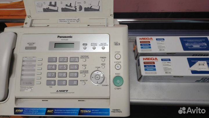 Продам факс Panasonic KX-FL423 + 2 картриджа
