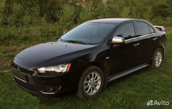 Накладки на зеркала Mitsubishi Lancer X 2007-2017