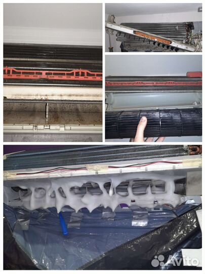 Заправка Ремонт Чистка Обслуживание Кондиционеров