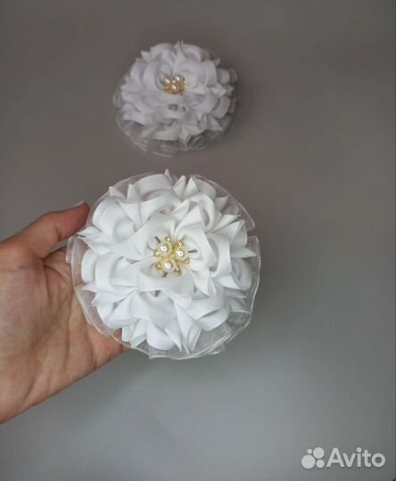 Белые банты на 1 сентября