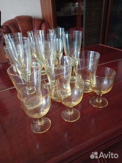 Цветное стекло бокалы стаканы