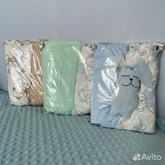 Простынь на резинке 120 60 новая