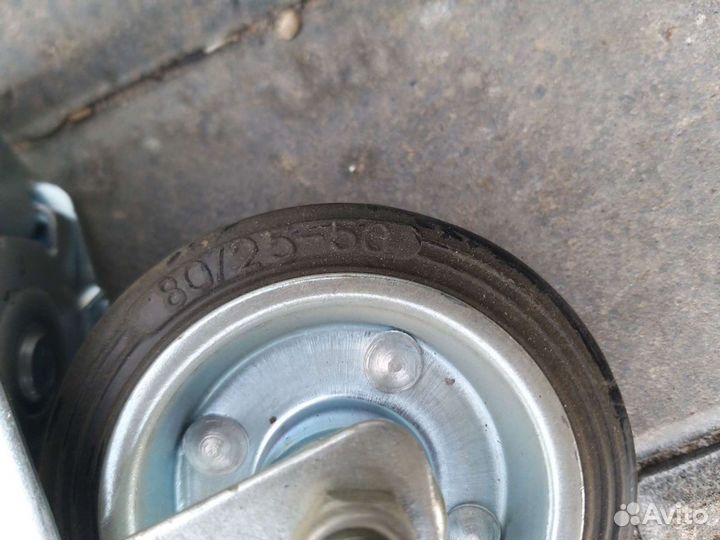 Колесики с тормозом для тележки