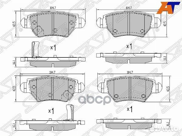 Колодки тормозные зад opel astra G 98-05/zafira