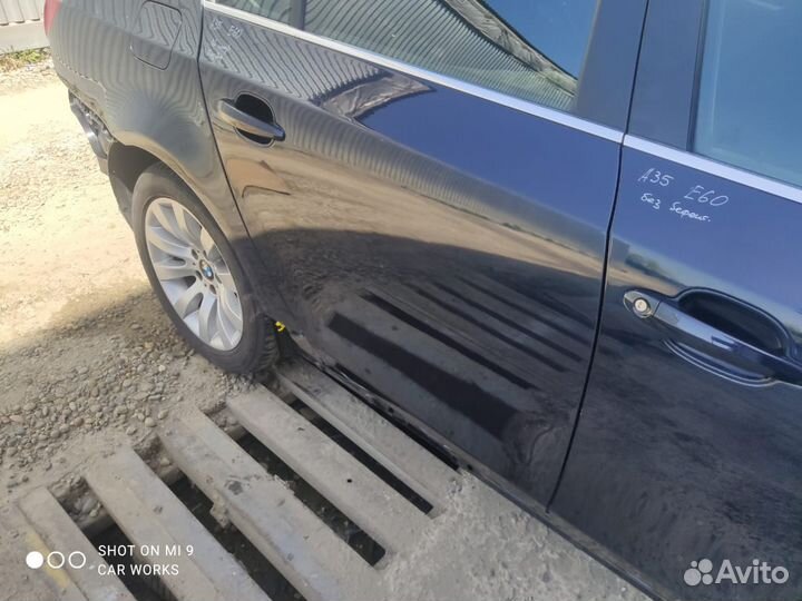 Дверь задняя правая BMW E60 цвет А35