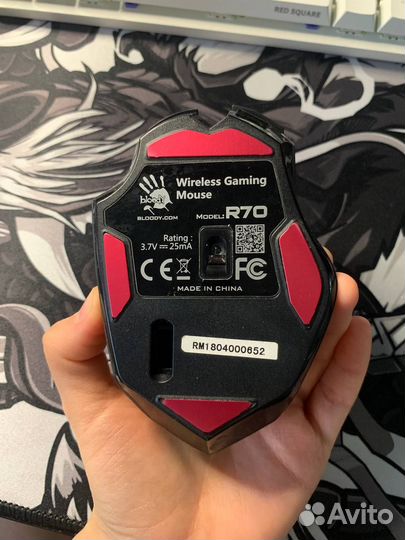 Игровая беспроводная мышь bloody r70