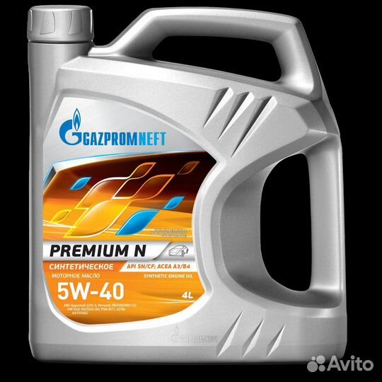 Синтетическое масло Gazpromneft Premium N 5W-40