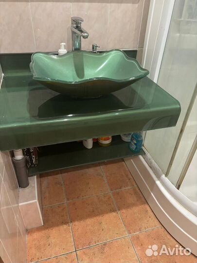 Душевая кабина 80х80 бу раковина зеркало